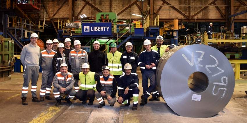 Impressive start-up at Liberty Magona, Italy