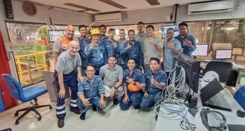 Final Acceptance Certificate for automation revamping at PT Krakatau, Indonesia